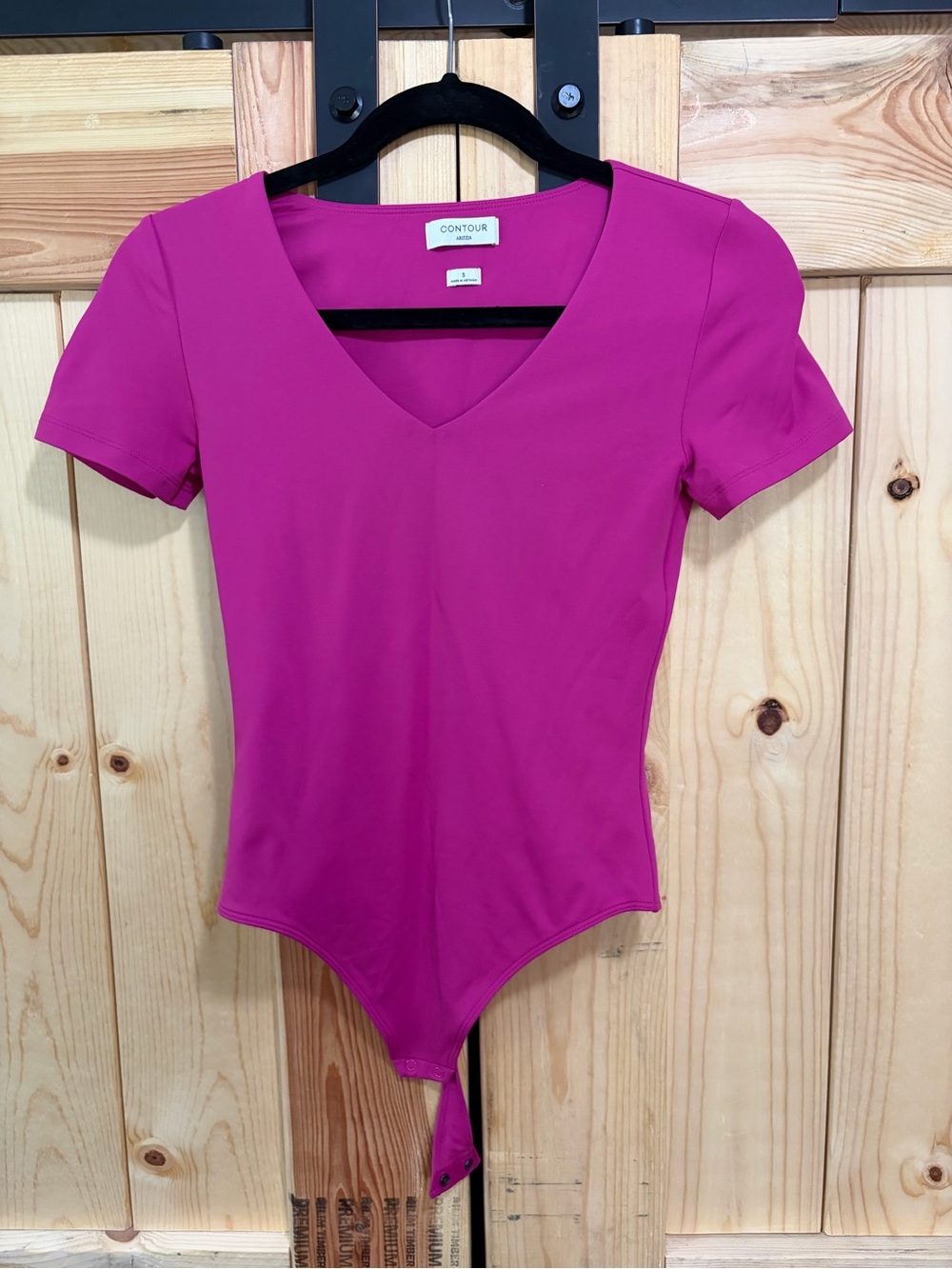 Aritzia Deep Purple/Pink Contour Bodysuit Women’s Size Small